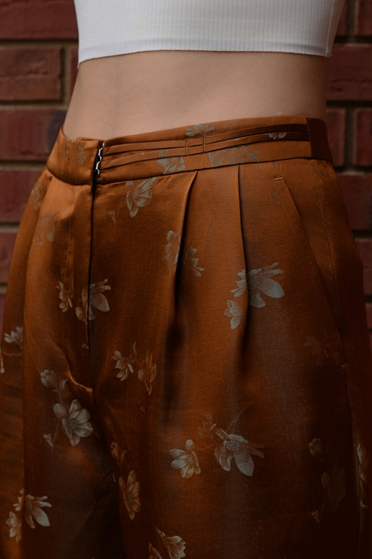 Mu Lan Wide-Leg Trousers
