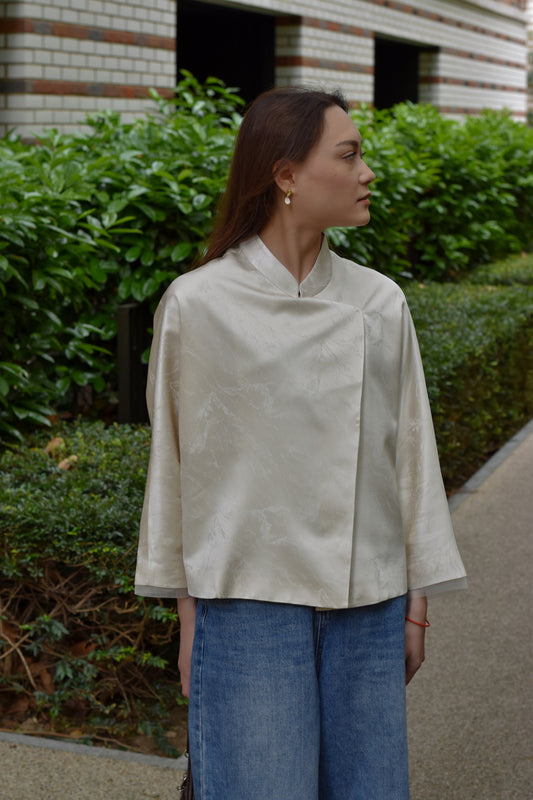Shui Mo Mandarin Collar Jacket