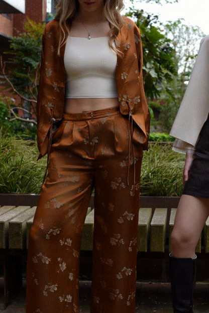 Mu Lan Wide-Leg Trousers